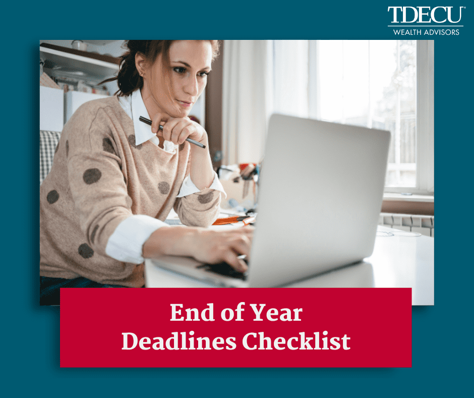 End of Year Deadlines Checklist
