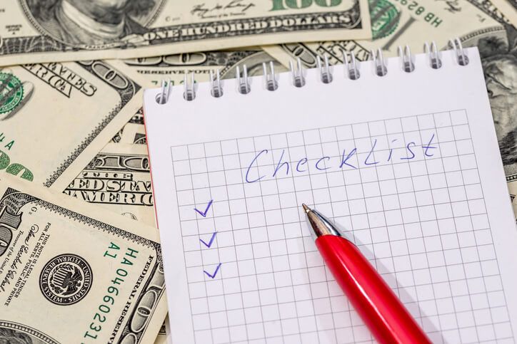 Year end financial checklist